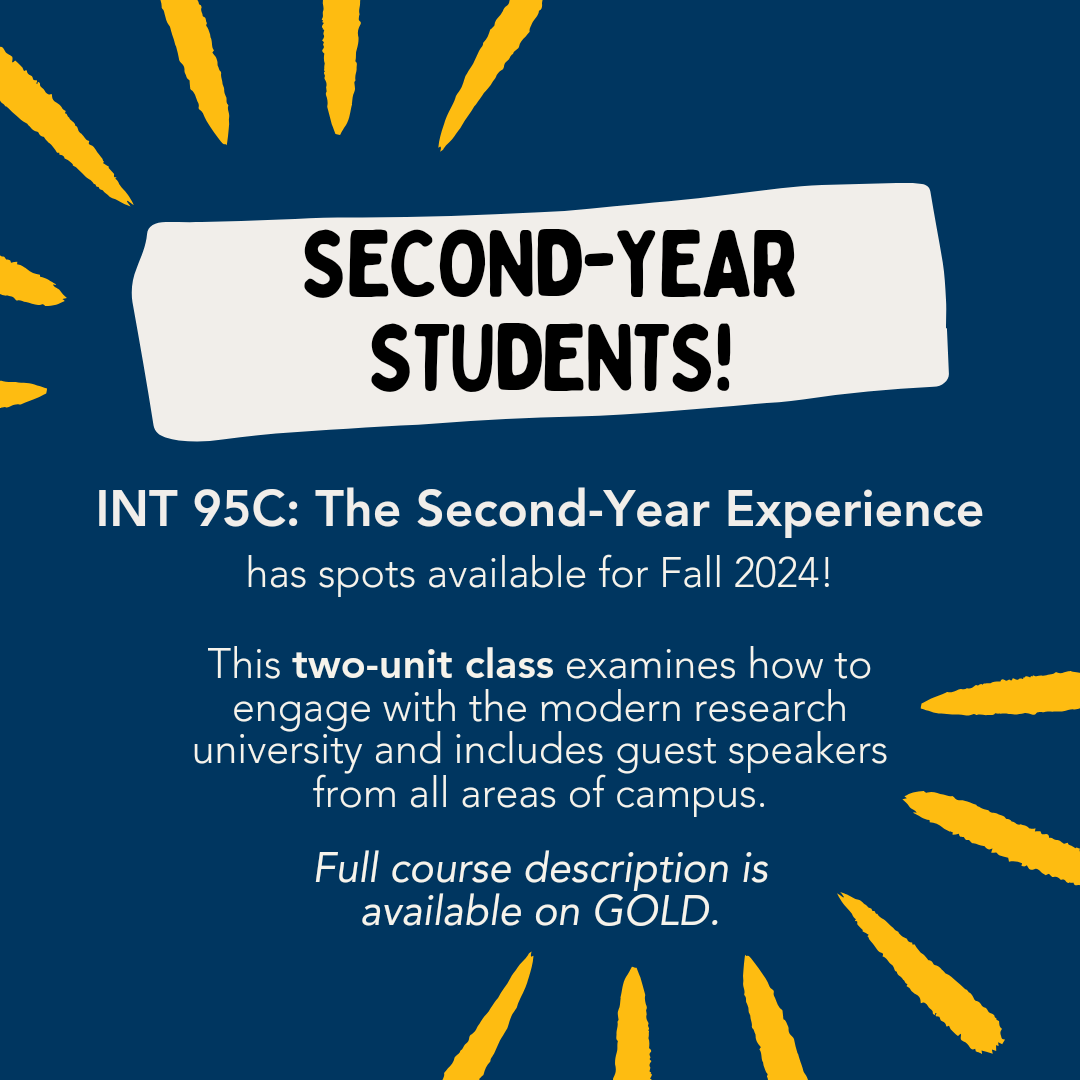 Second-year INT95 flyer