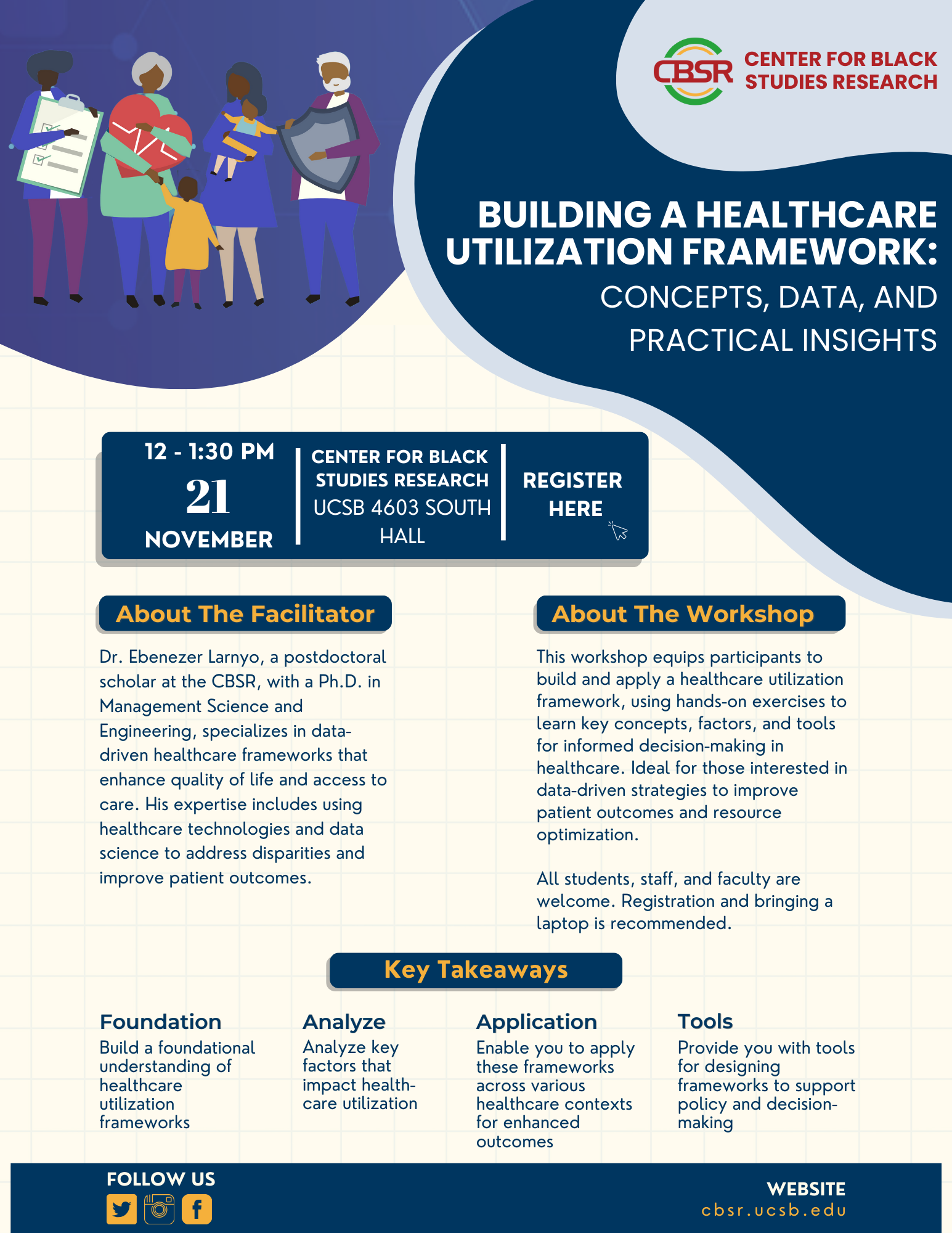 Healthcare workshop poster