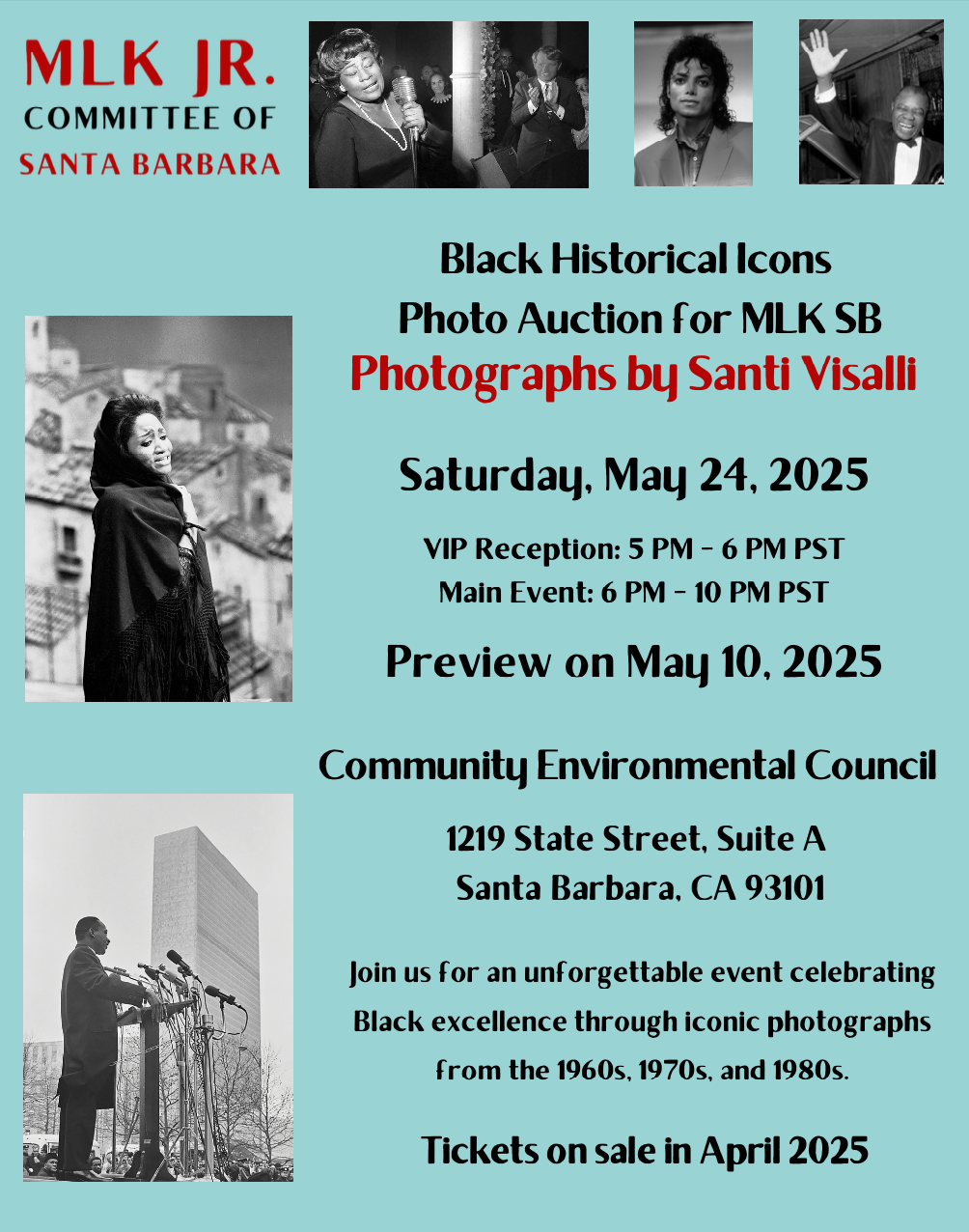 Civil Rights photos of Black icons
