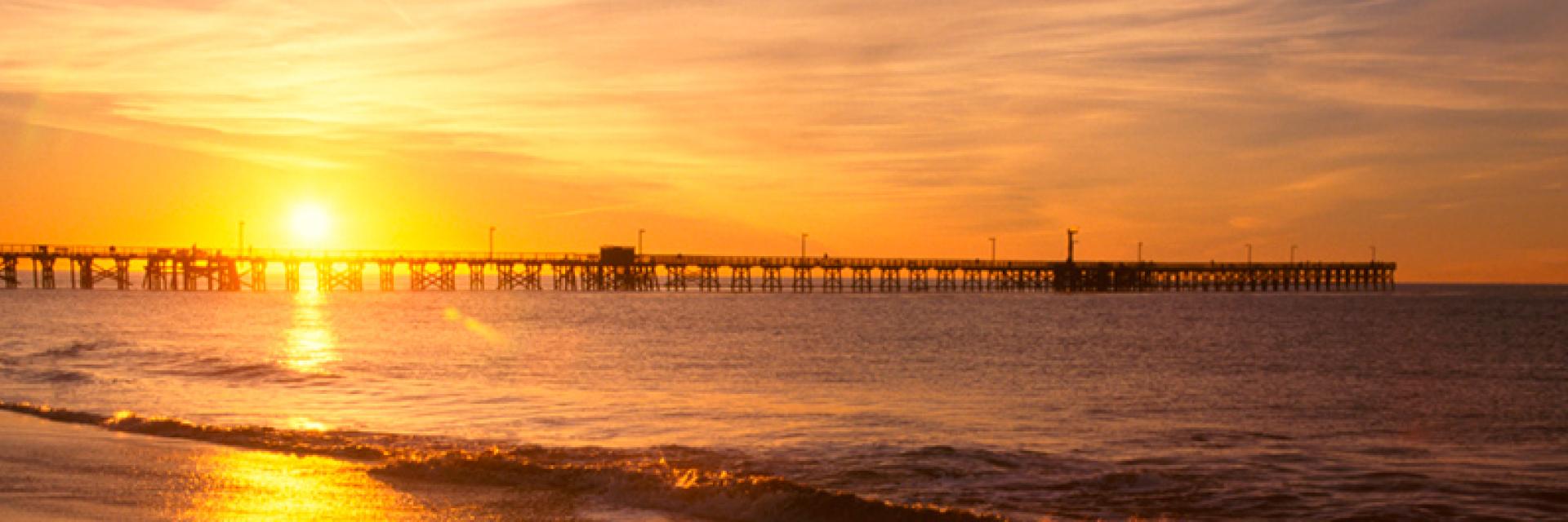 Sunrise at the pier
