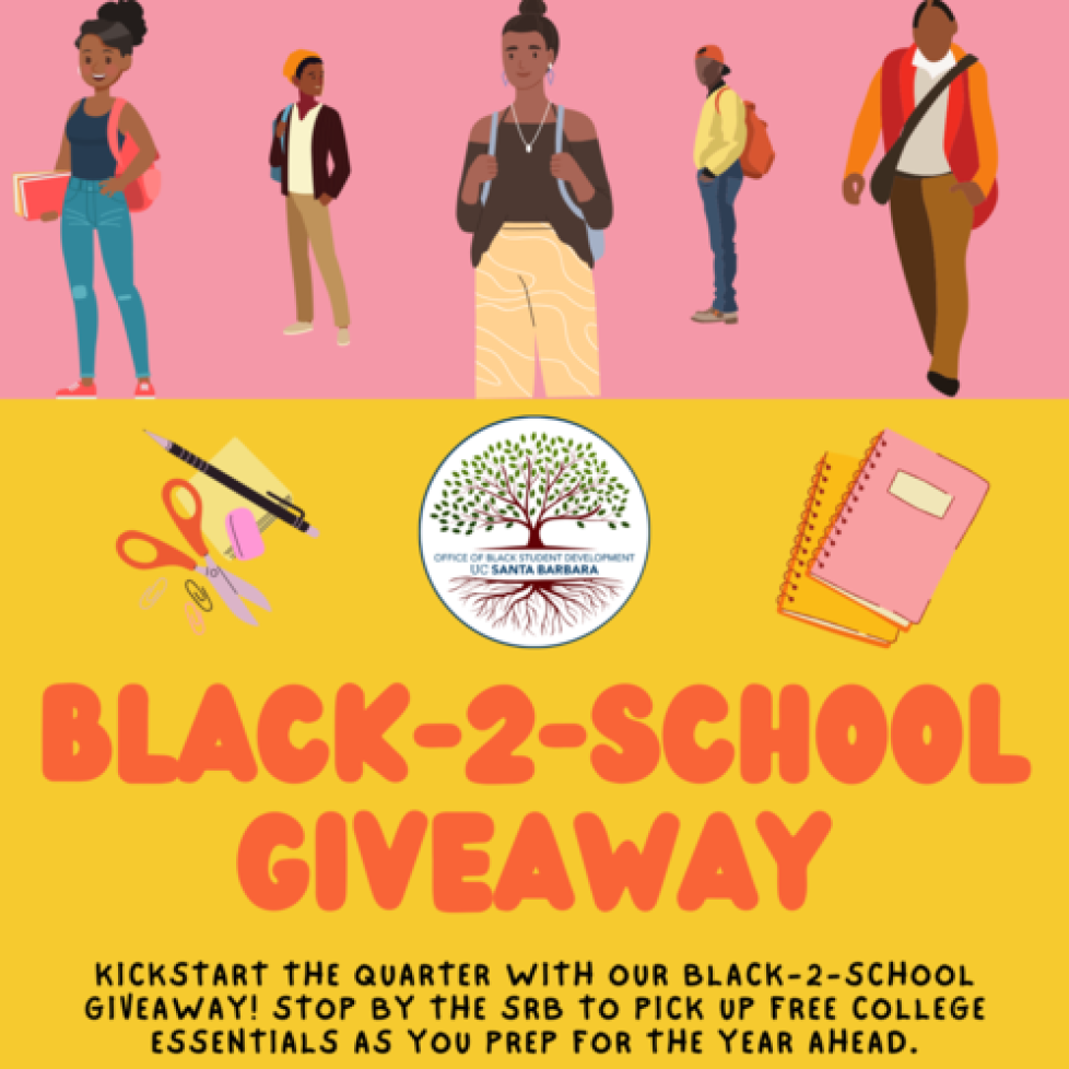 Black to school giveaway flyer